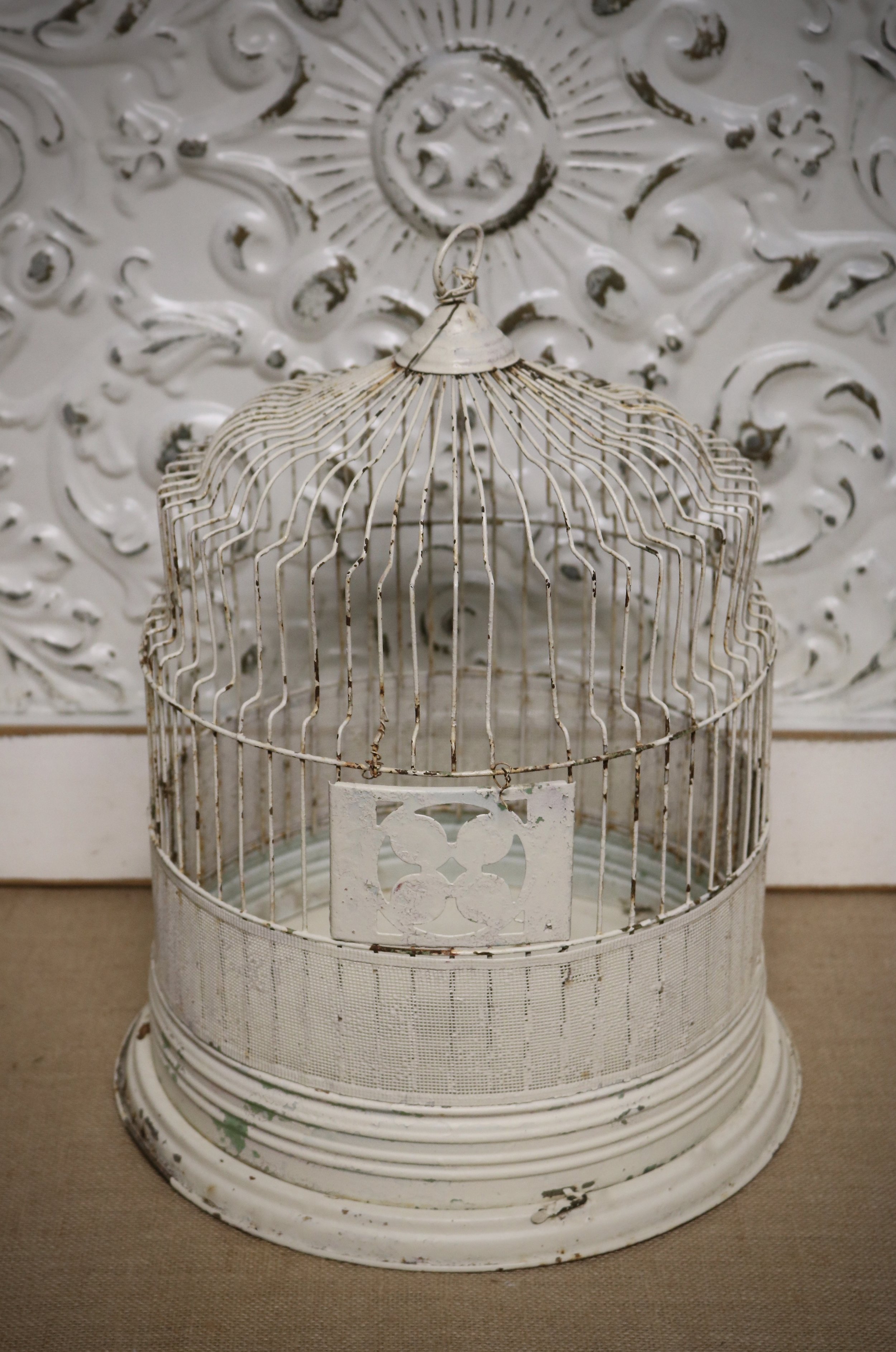 rustic bird cage