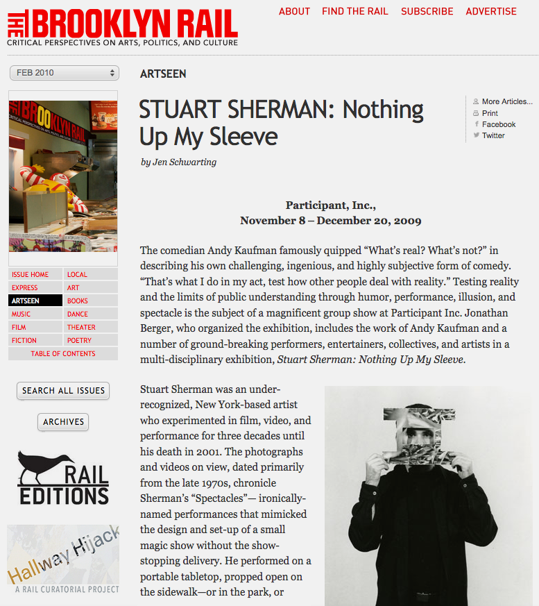 Review of group exhibition at Participant, Inc.