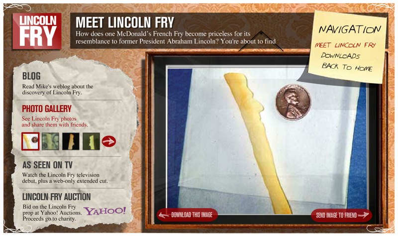 "Lincoln Fry" Website