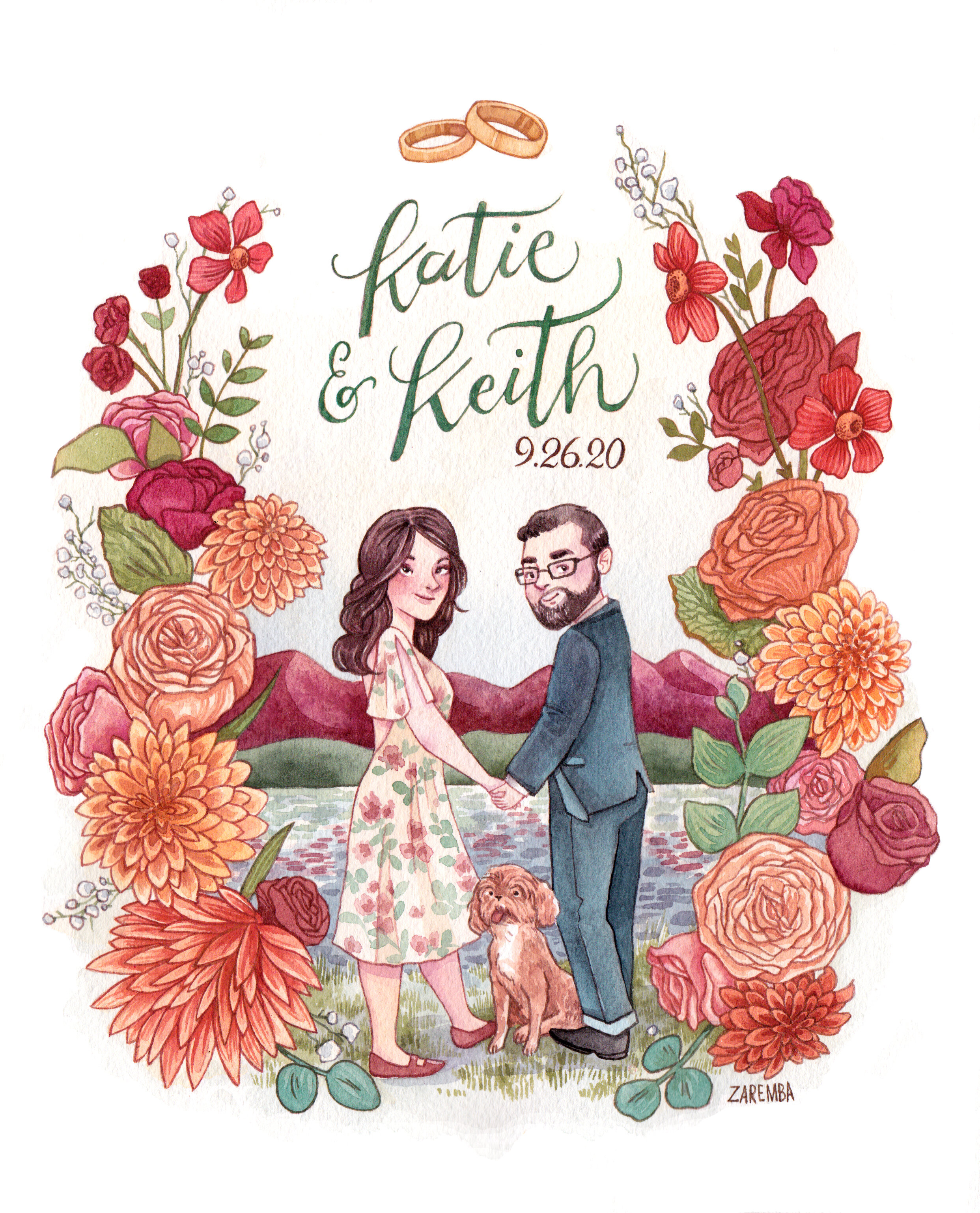 Katie and Keith Save the Date Comission