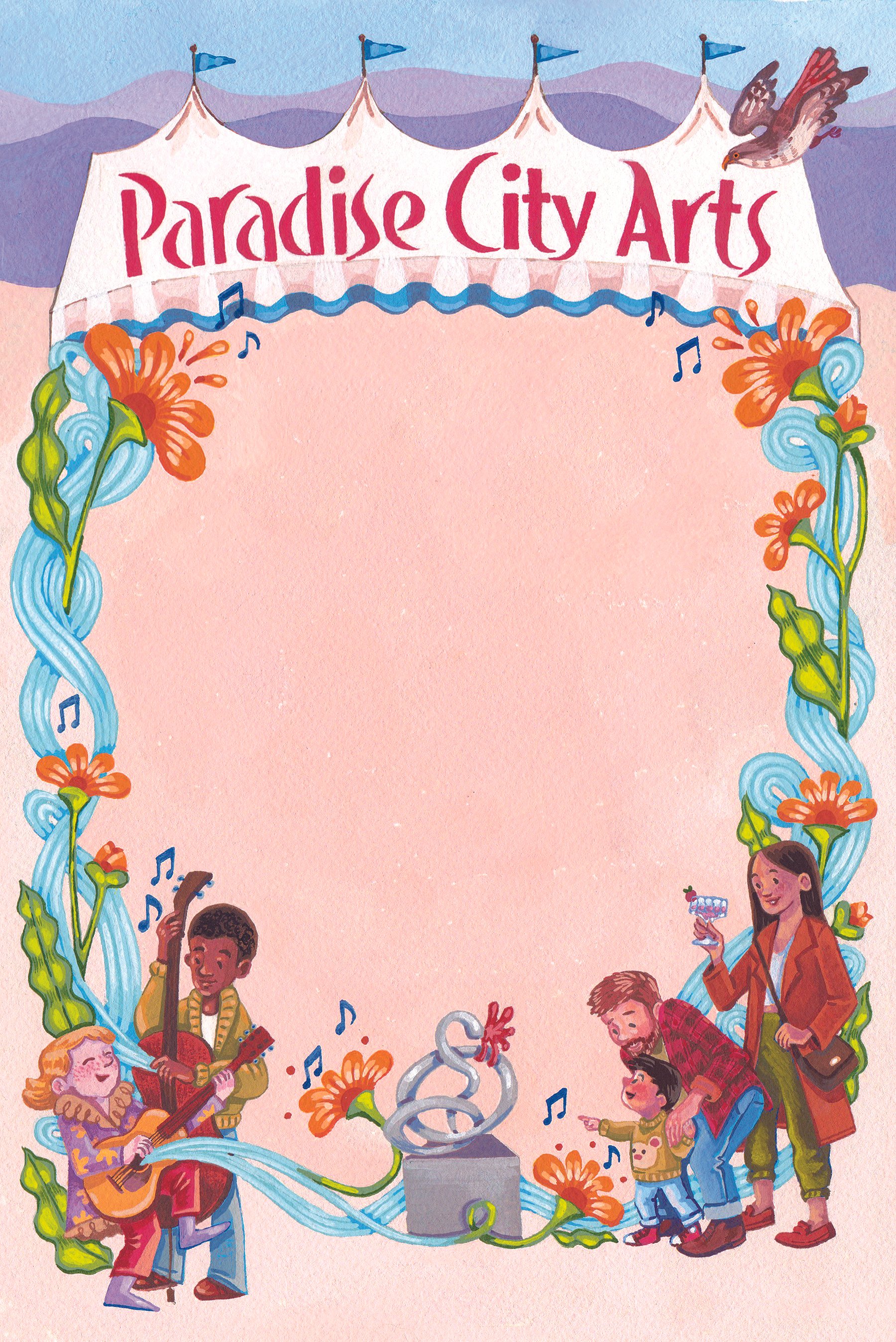 Paradise City Arts Ad
