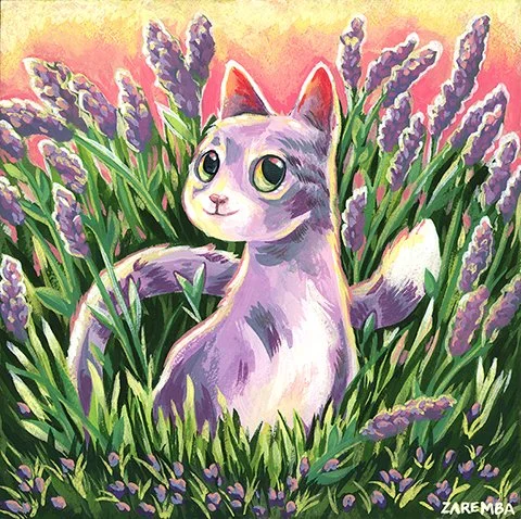 Lavender Cat