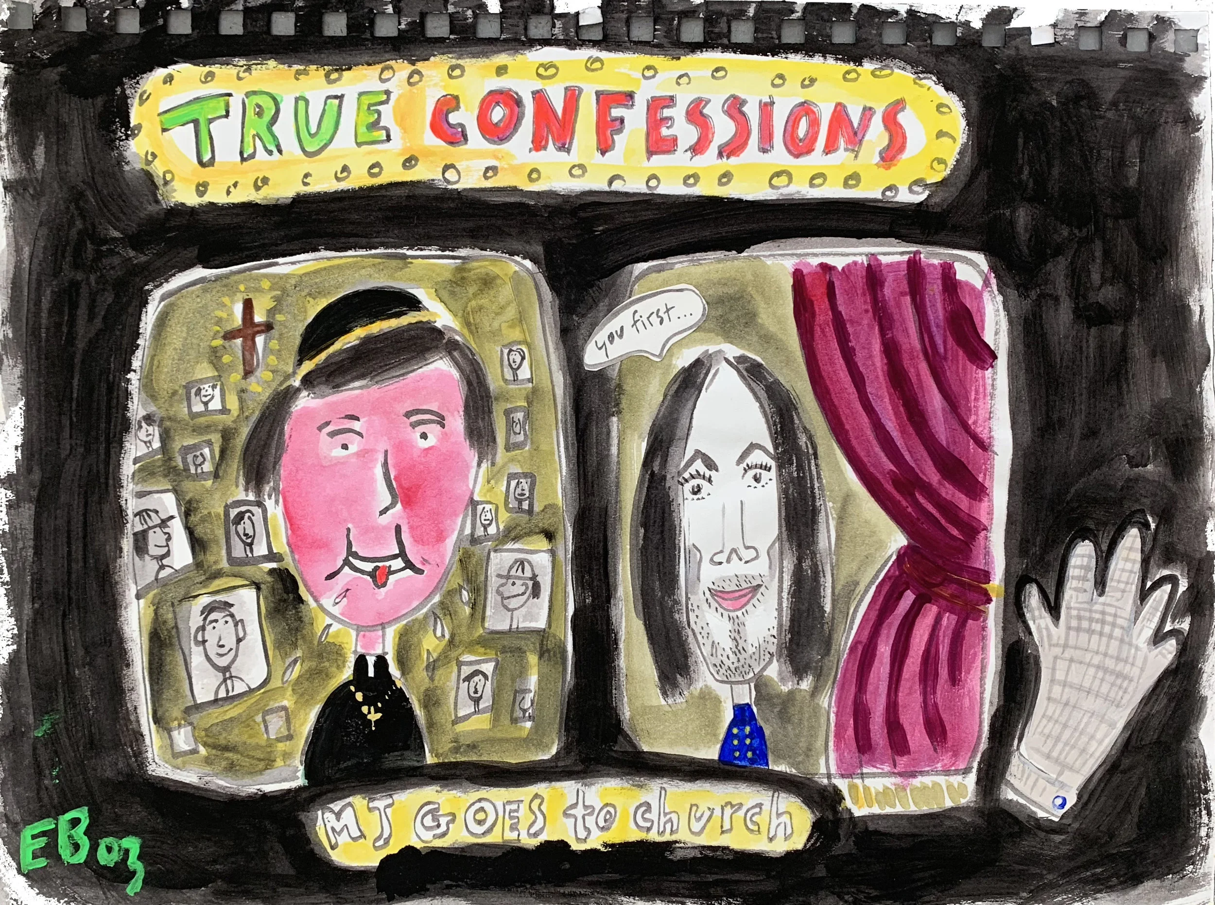 True Confessions 8.5 x 11” sketchbook paper