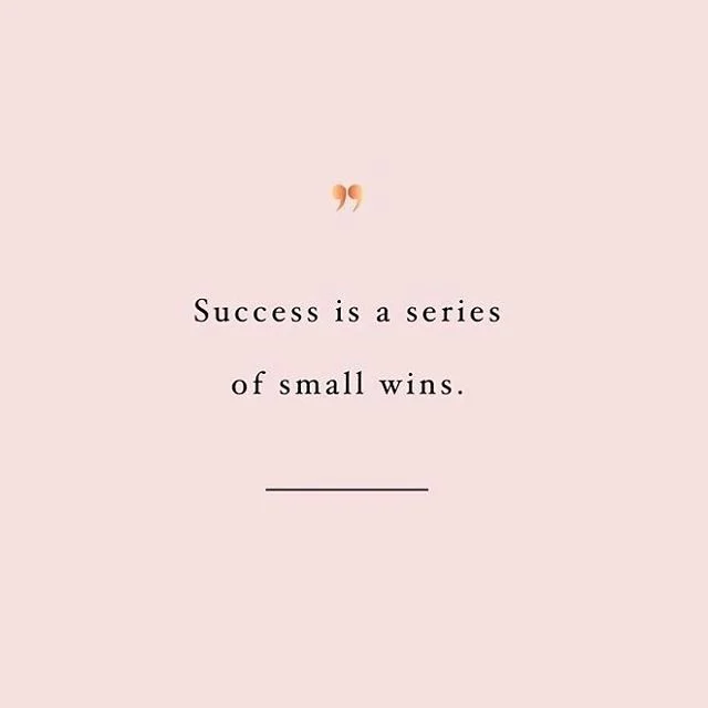 Plan A Small Win