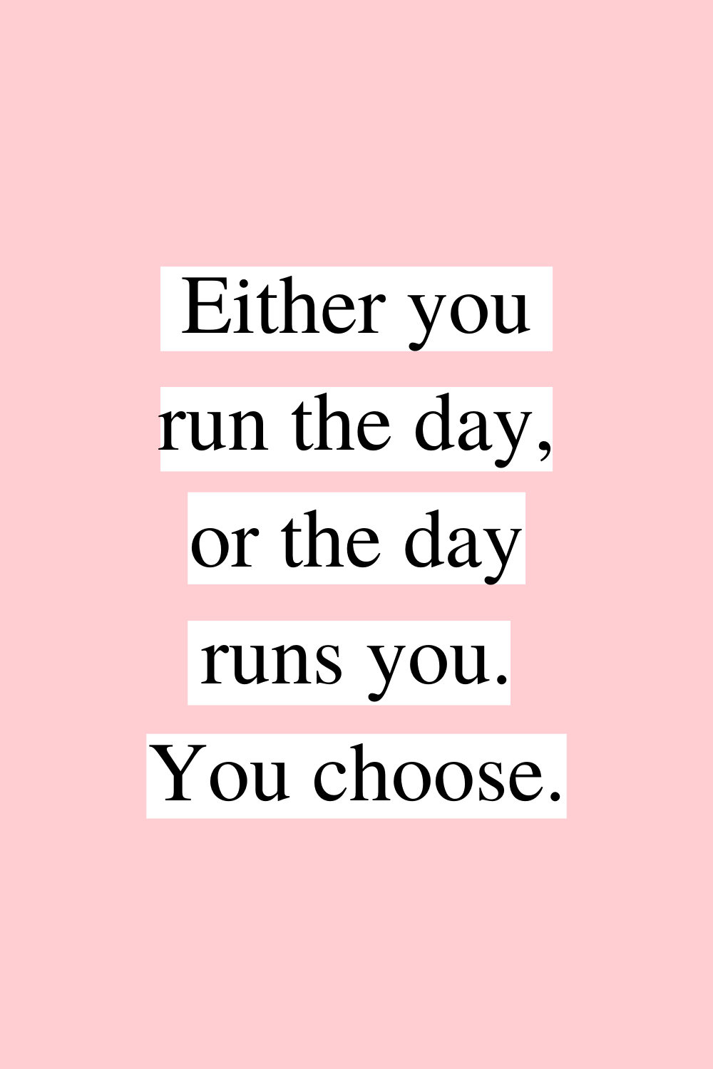 YOU CHOOSE YOUR MOOD