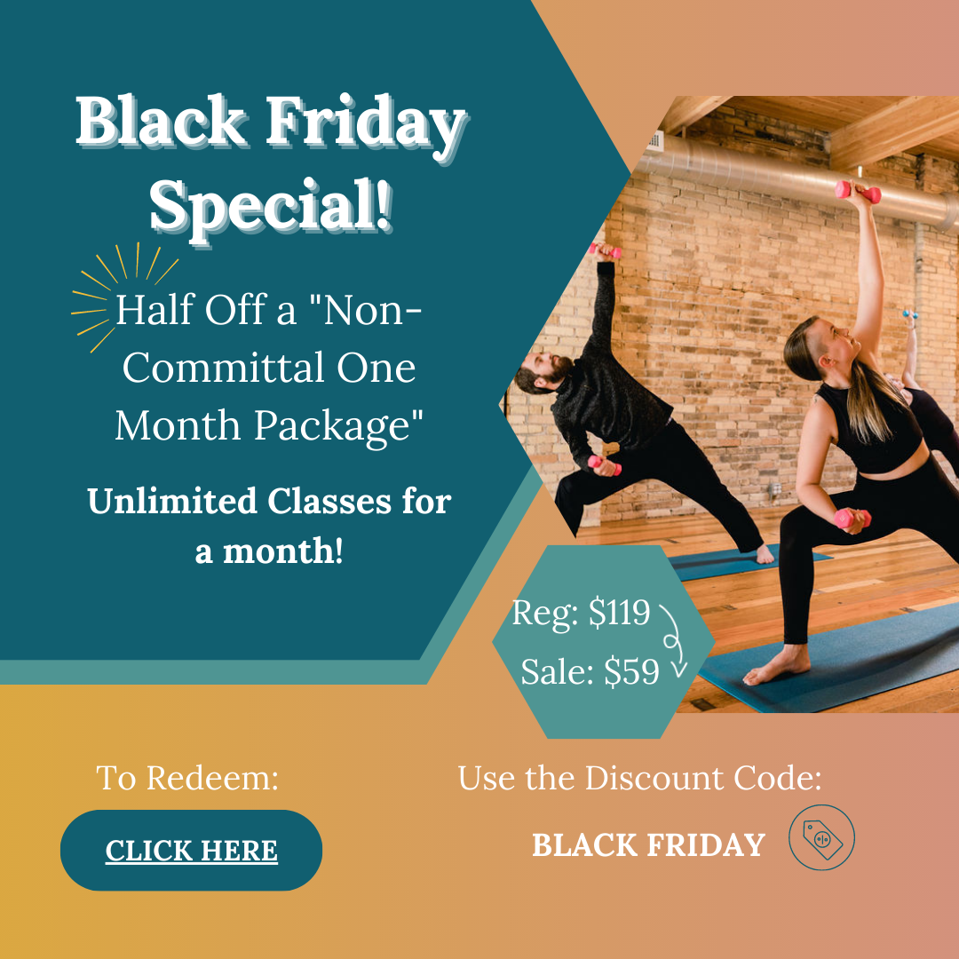 Black Friday Deal — Downtown Yoga Fargo