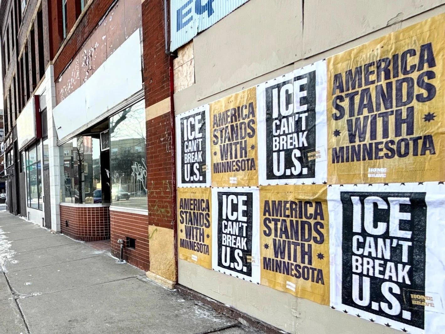 Wildposting in Minneapolis