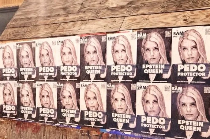 Save America Movement's Pam Bondi Posters Hit Washington, DC