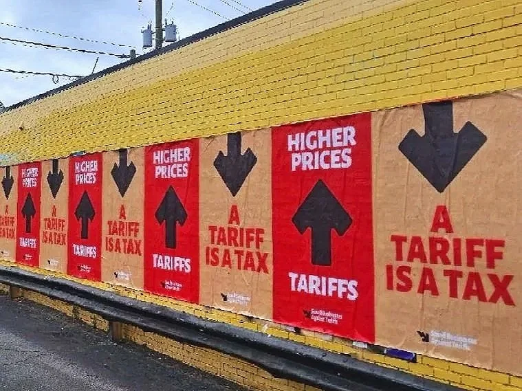 Small Business Against Tariffs Major Wildposting Ad Campaign