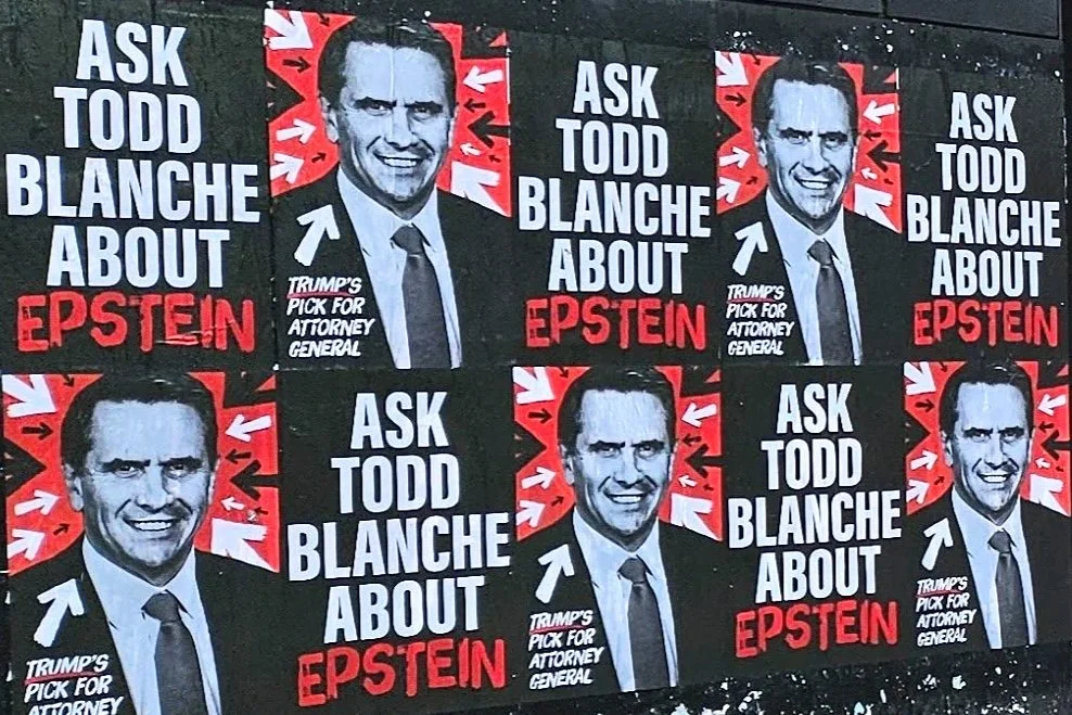Anti-Todd Blanche Posters Surface in Washington, D.C.