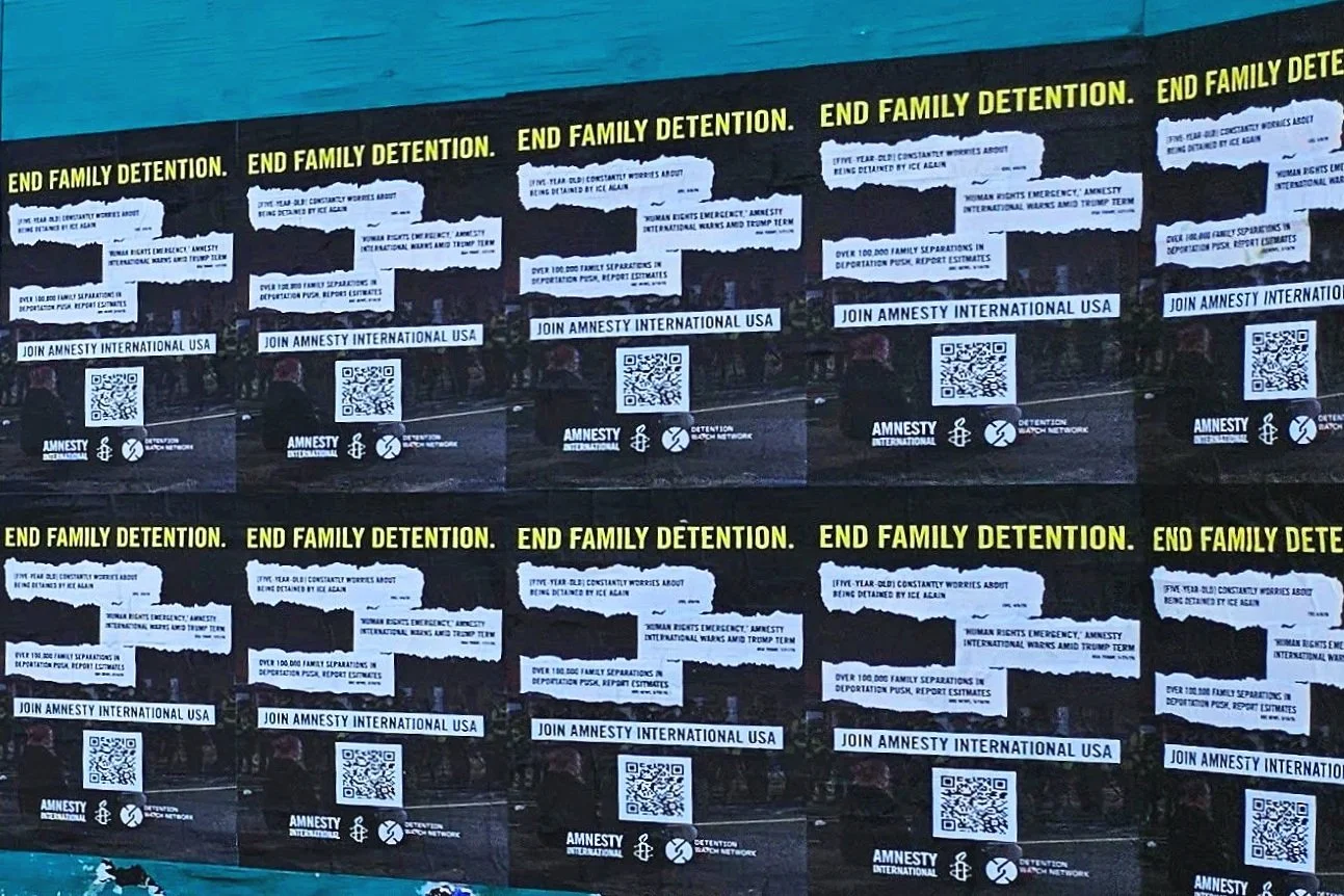 End Family Separation: Amnesty International Wildposting Campaign