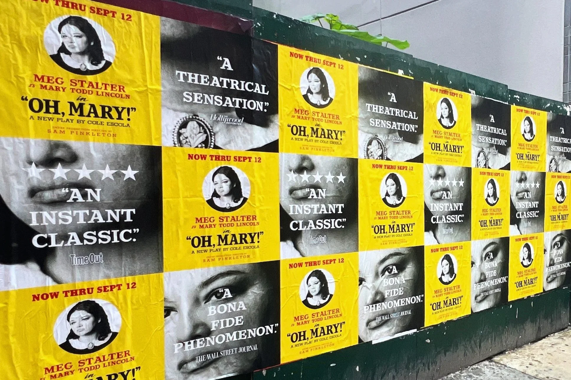 Oh Mary! Broadway Debut Wildposting Campaign