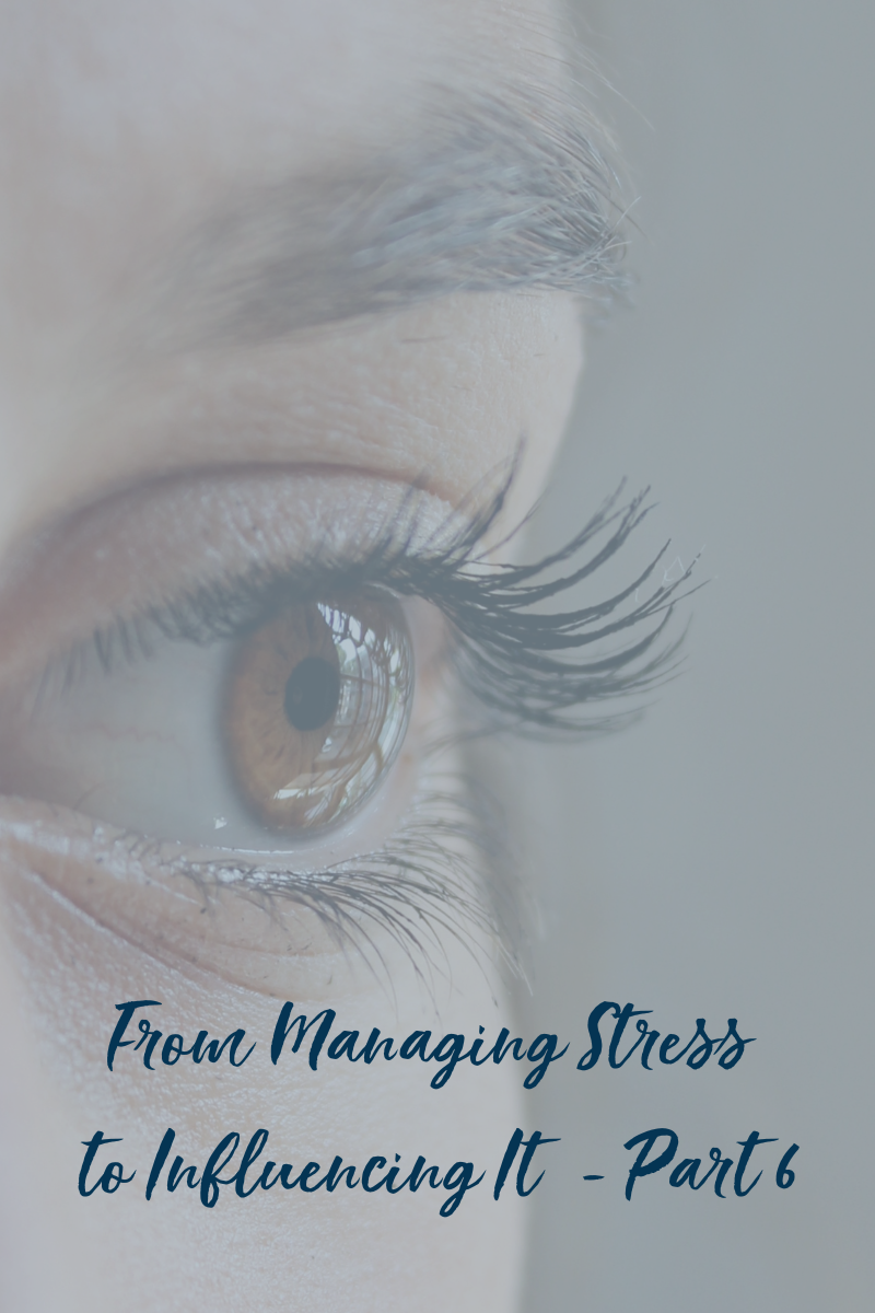From Managing Stress to Influencing It - Part 6 Eyes