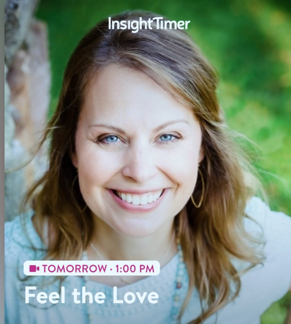 Please join for a gentle practice to cultivate and sense the love that is at the core of each of us.

We will experiment with &ldquo;feeling&rdquo; love for another, ourselves, and each other.

Link in bio. 

#love
#meditation 
#insighttimer 
#nurtur