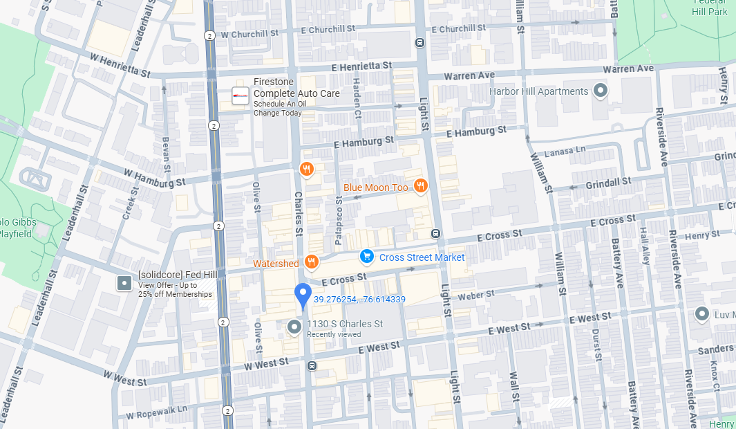 Day Shift - 1130 S Charles St