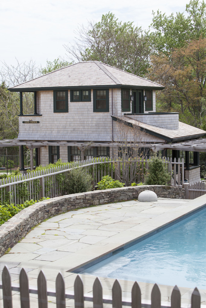 Beach home with fenced in pool