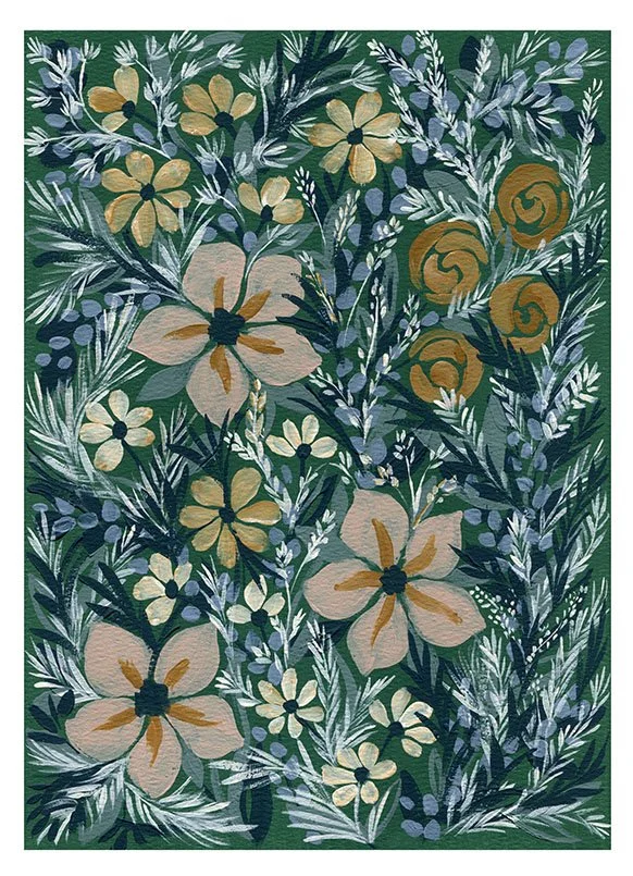YS_Deep Green Floral Tapestry.jpg