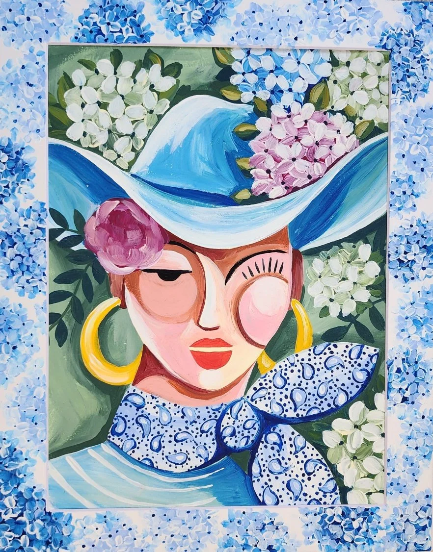 Southern Bell Cowgirl Yvette StAmant original.jpg