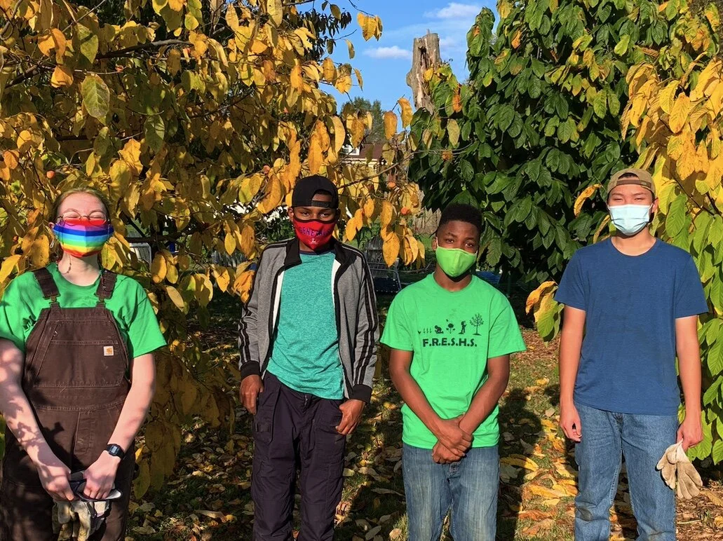 Our Fall 2020 participants: Adrian, Clark, Vadrue, and Frank