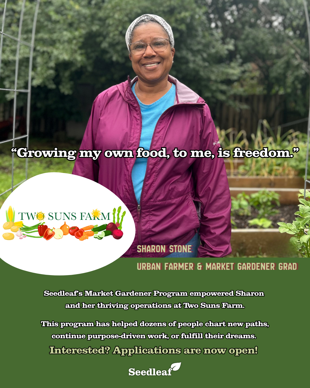 Growing Knowledge. Growing Food. Growing Generosity. 