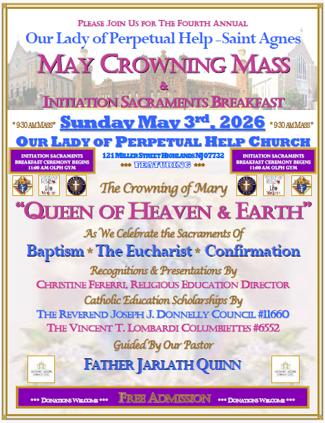 May Crowning Mass, Initiation Sacraments &amp; Scholarship Breakfast