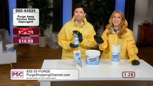  For the Shopping Channel, I co-scripted seven infomercial spots for our products and helped oversee casting and production. The program was one of the biggest entertainment marketing hits of the year and was featured on myriad “Best of SDCC” lists. 