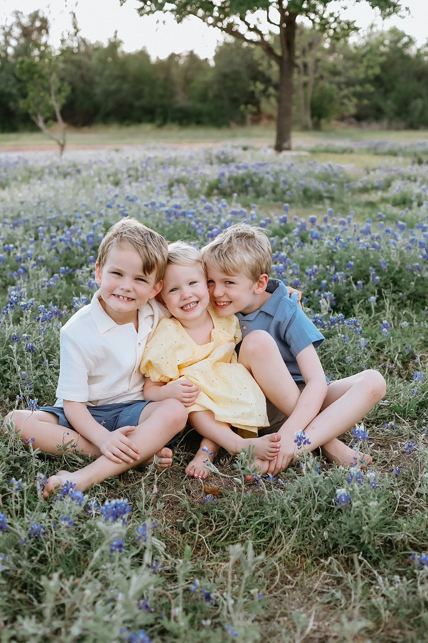 Golden Hour Bluebonnet Session | Austin Family Photographer