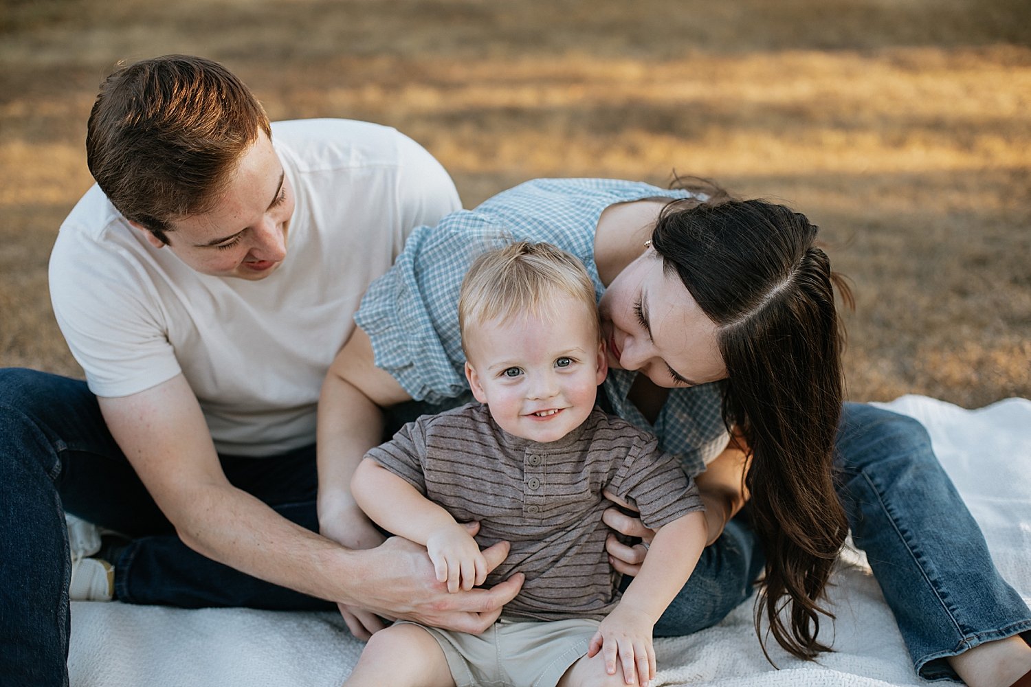 Fall Photos at Old Settlers Park | Round Family Rock Photographer
