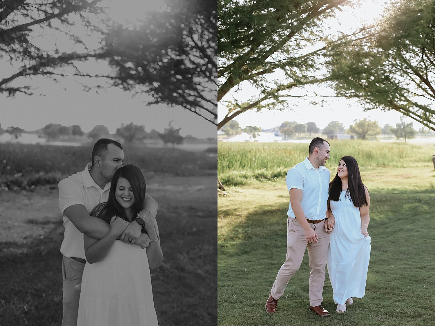  parents snuggle together in golden hour lighting by Jessie Shaw Photo 