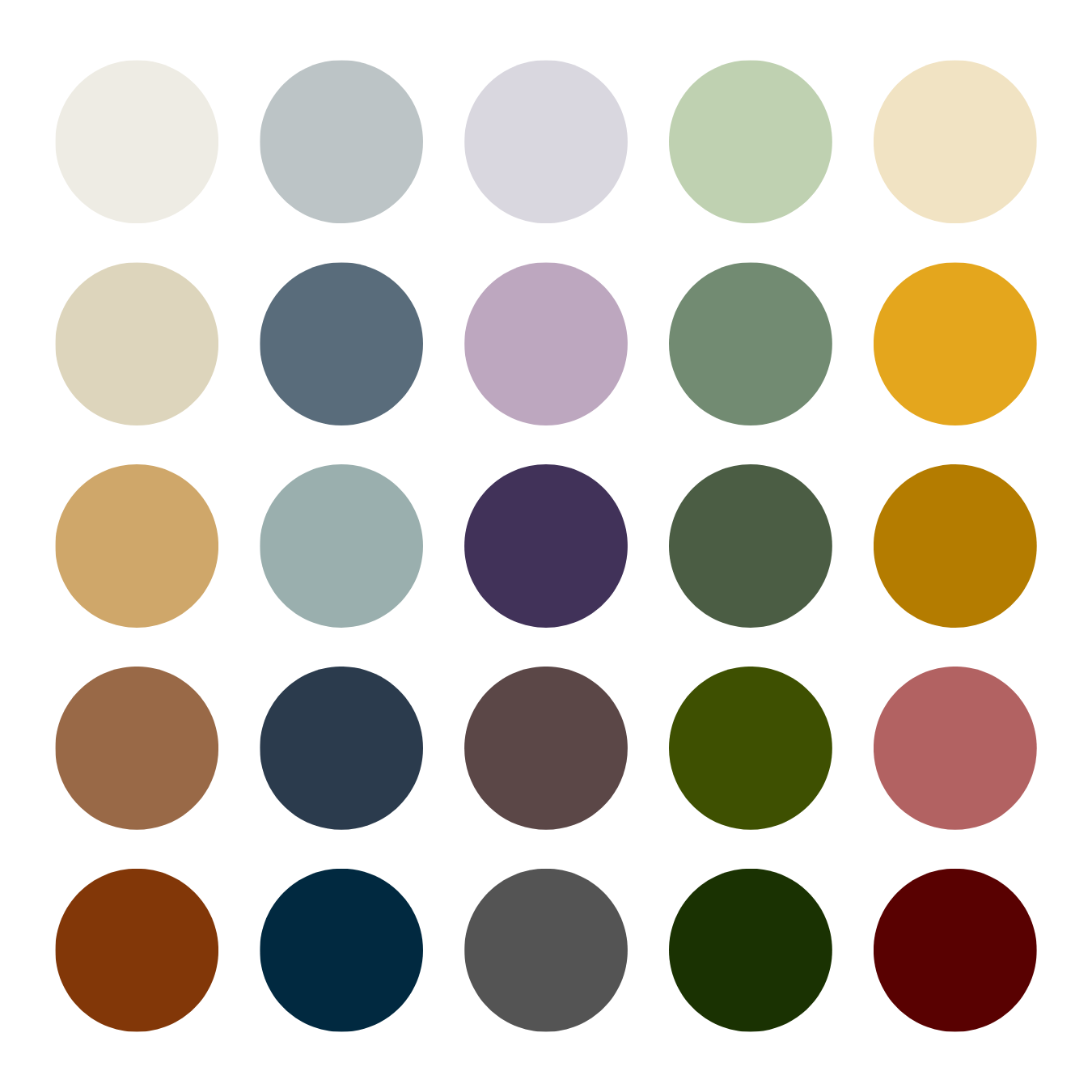color palette deciding what to wear for family photos