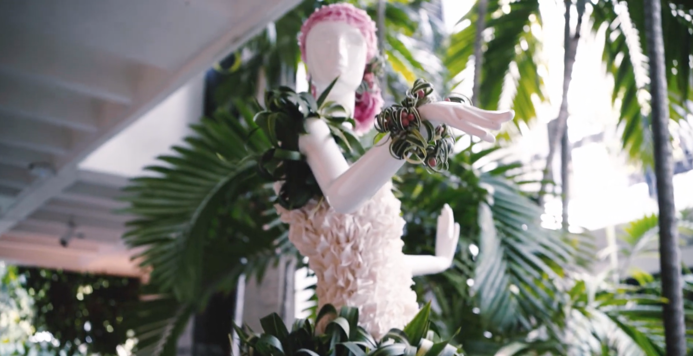 Flower-Filled Mannequins Decorate Bal Harbour Shops in Miami