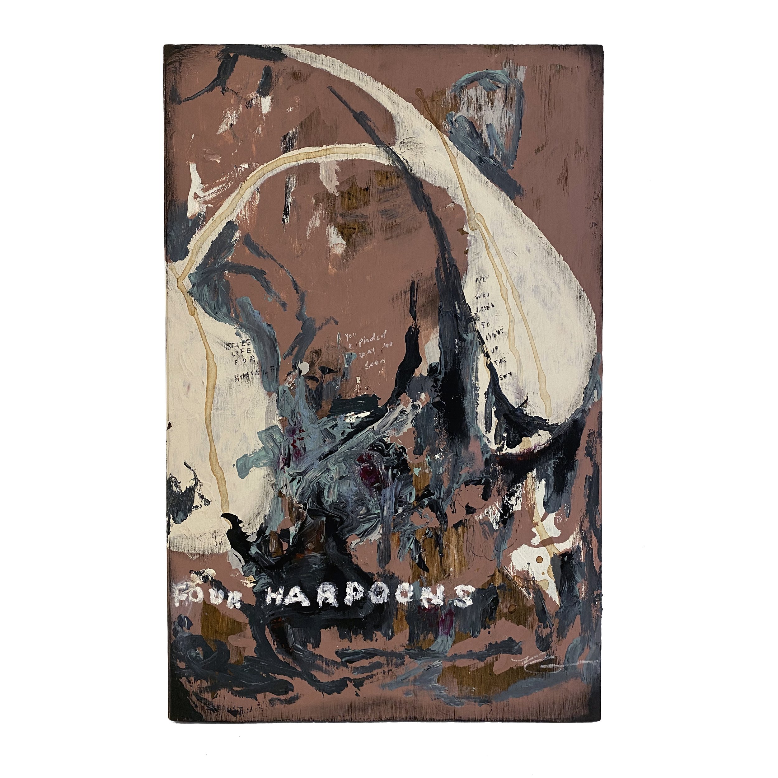 FOUR HARPOON :: 19.69" x 11.82"