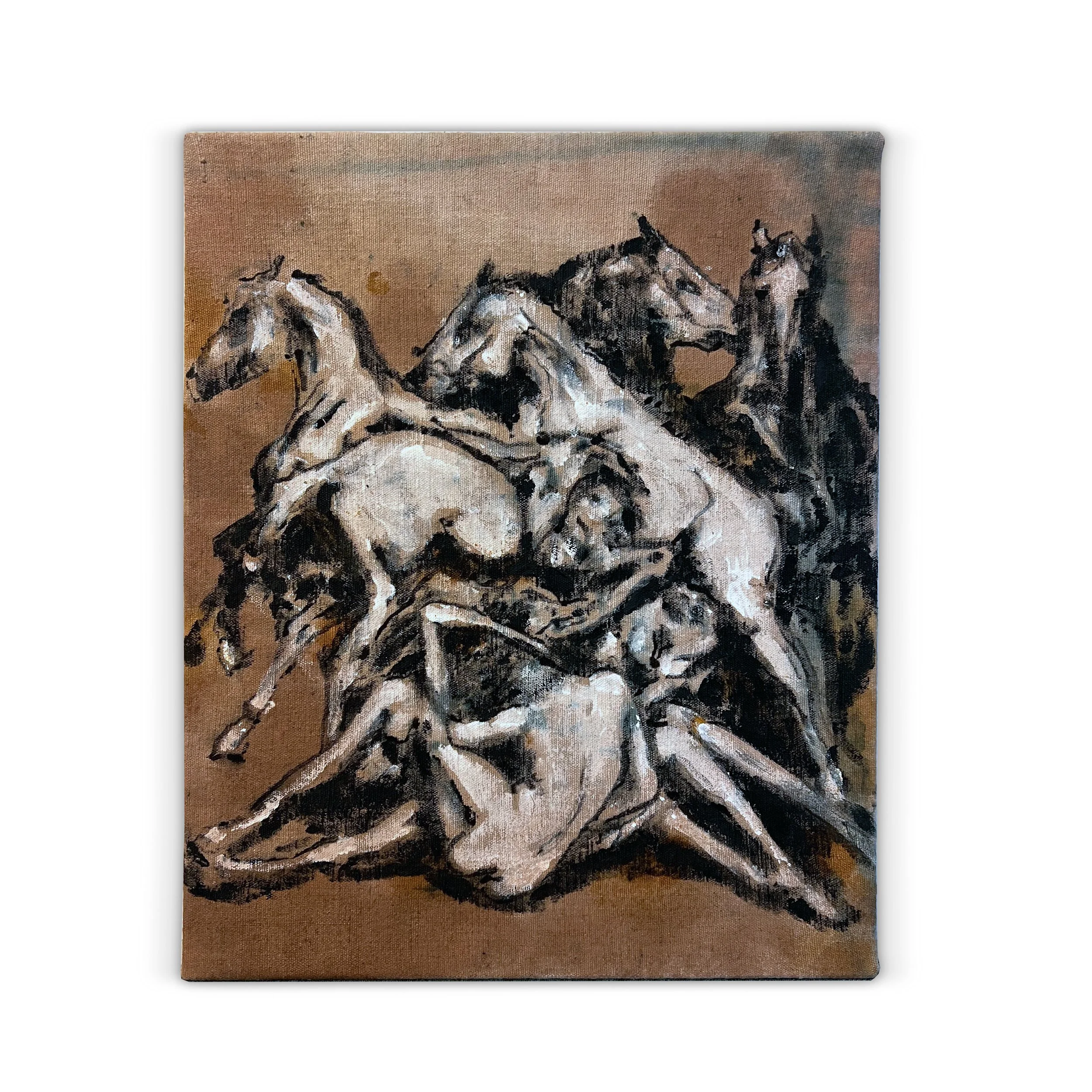 ALL FOURS :: 18" x 15"