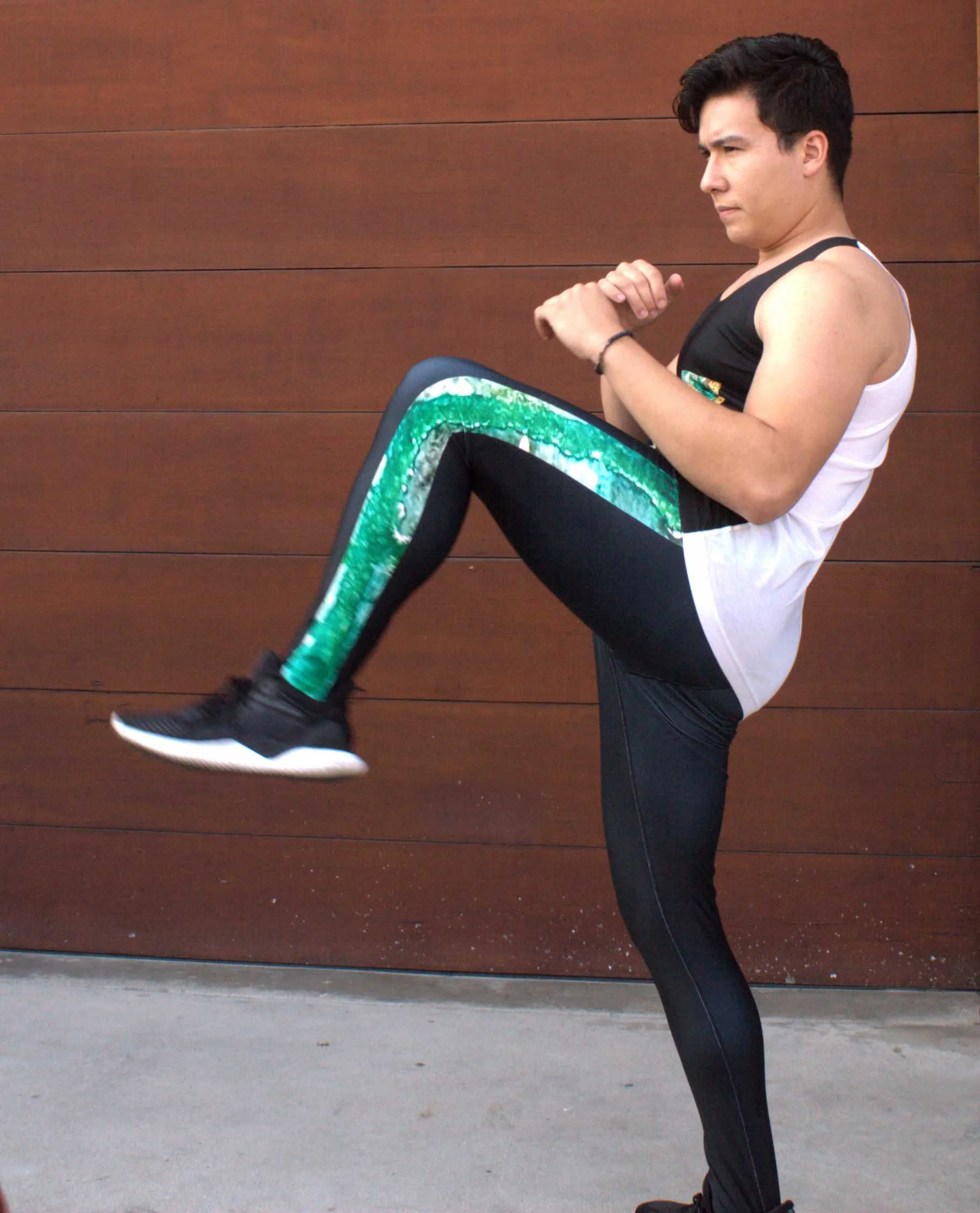 Josh Tank and Mens Athletic Leggings