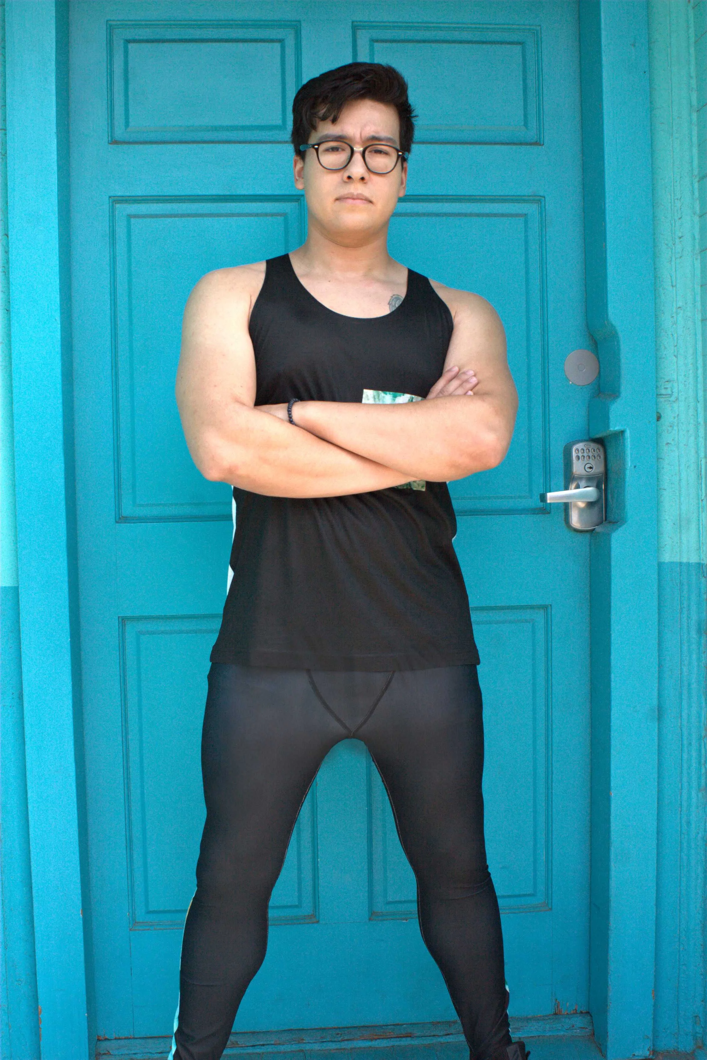 Josh Tank and Mens Athletic Leggings