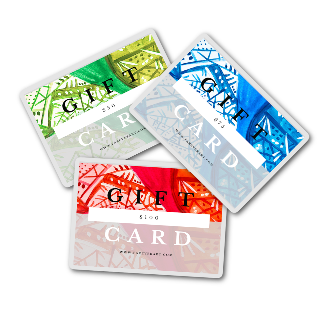 FAREVER ART GIFT CARDS