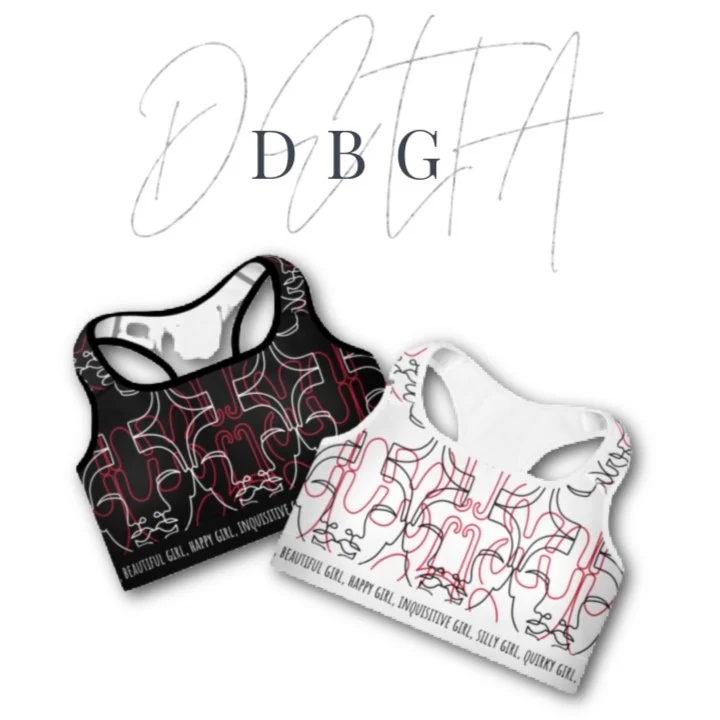 DBG DELTA Sorority SPORTS BRA