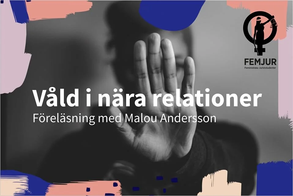 Föreläsning: Våld i nära relationer, med Malou Andersson