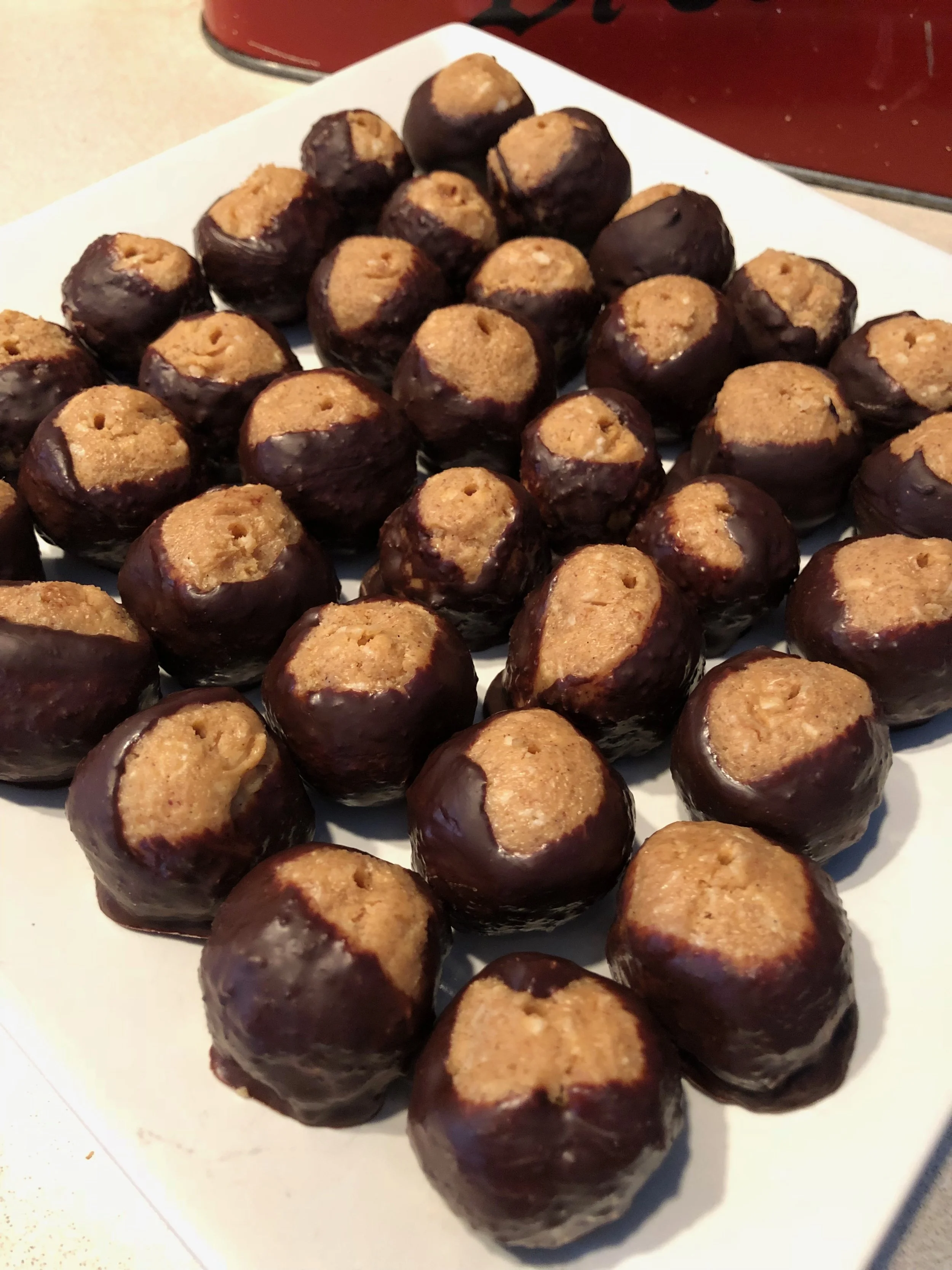 My favorite holiday treat: Idaho Buckeyes