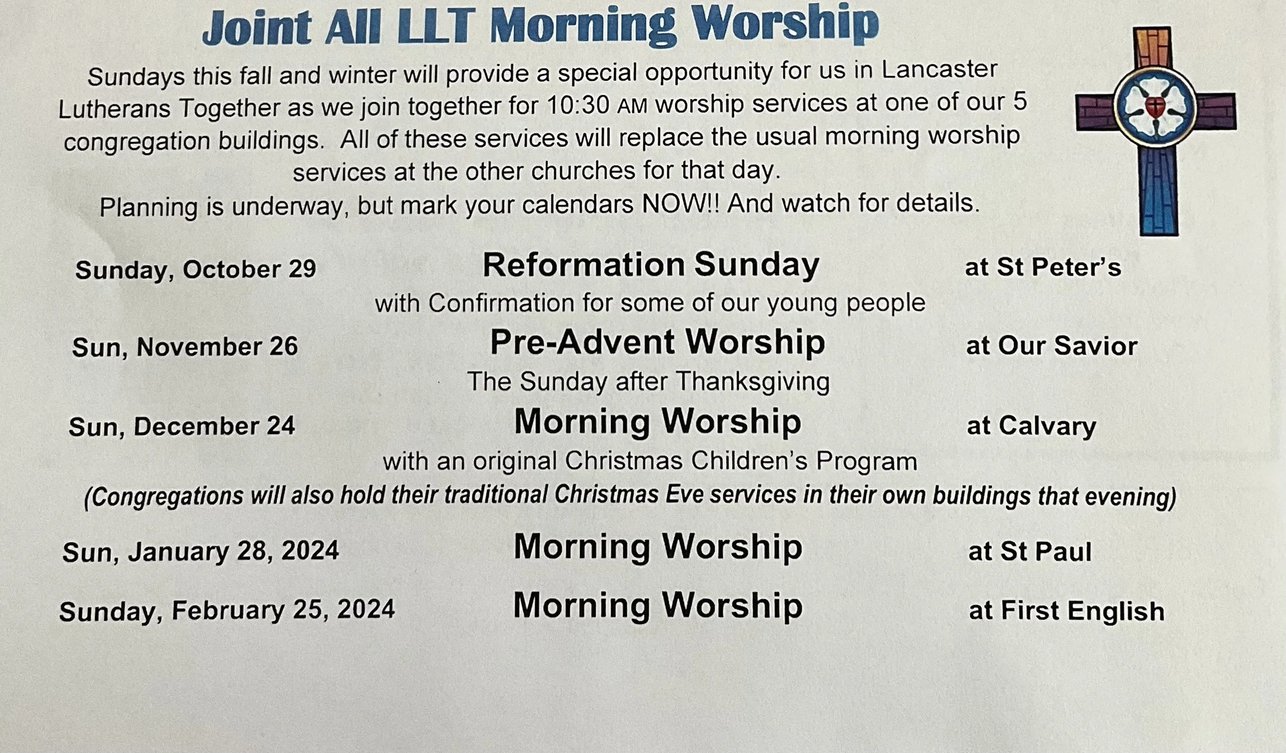 Lancaster Lutherans Together
