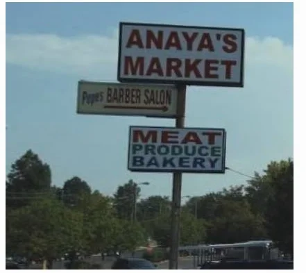 The Sign remains.... Pepe's Barber Salon 