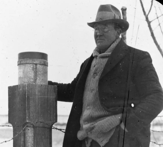 George Greene a local fruit farmer and weatherman 