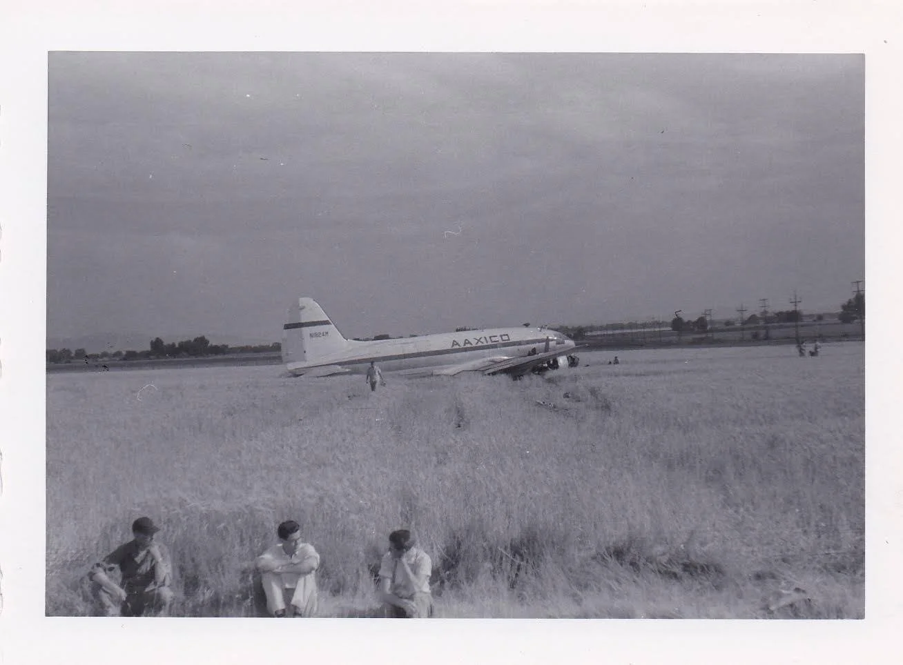 1954 Crash in the Wheat Field