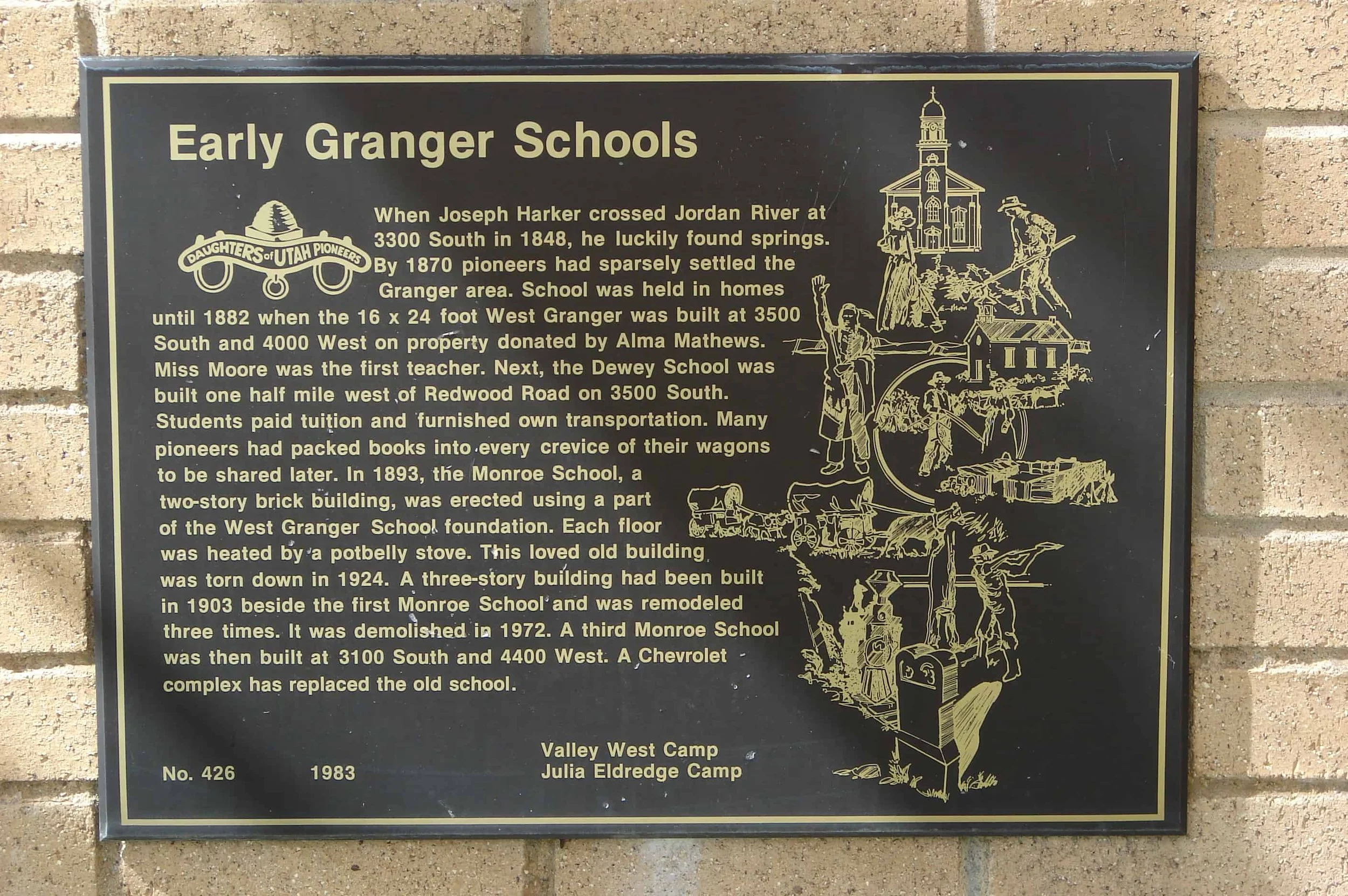 In Memory of Monroe and the Early Granger Schools  (Copy)