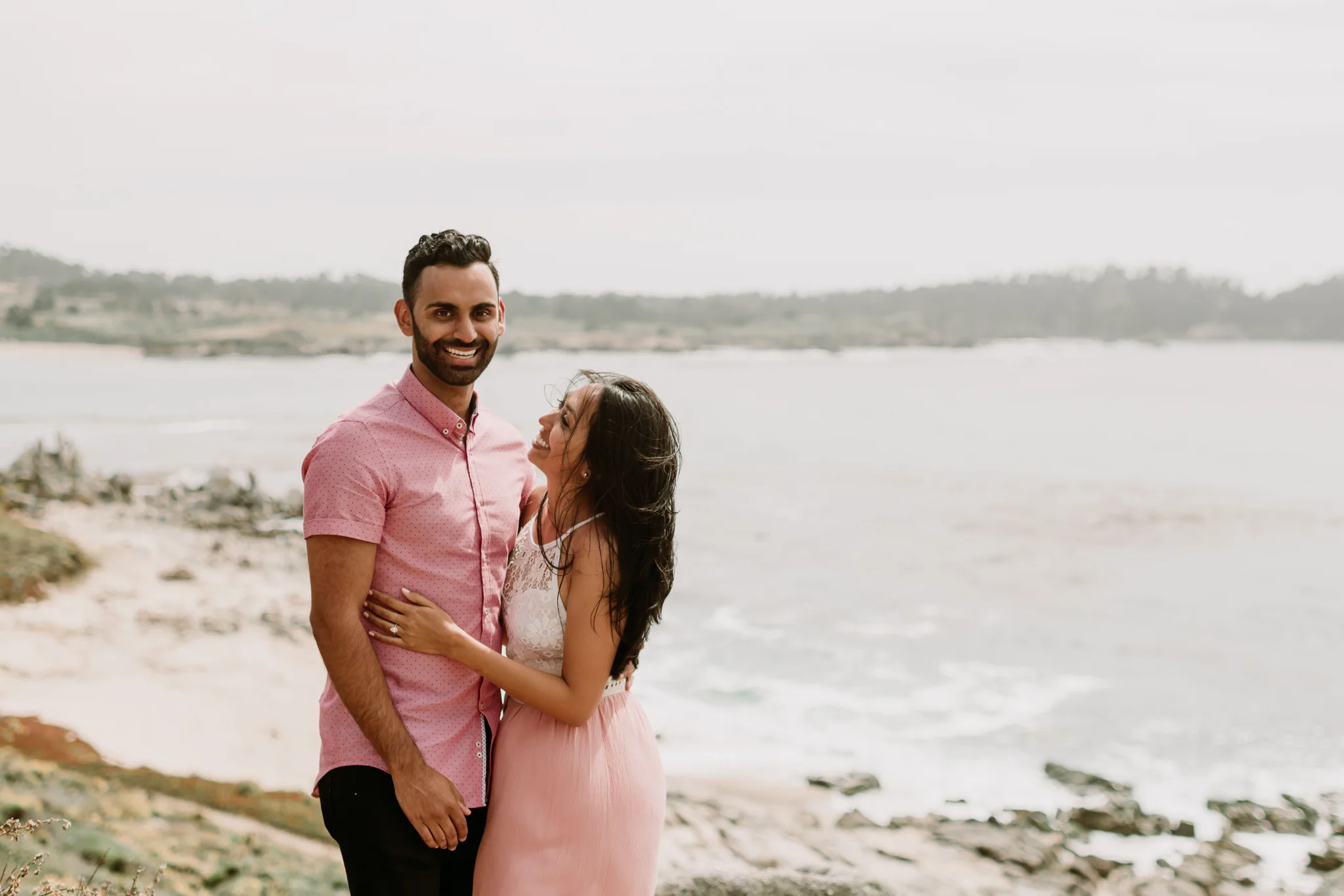 California Big Sur coast wedding photographer proposal