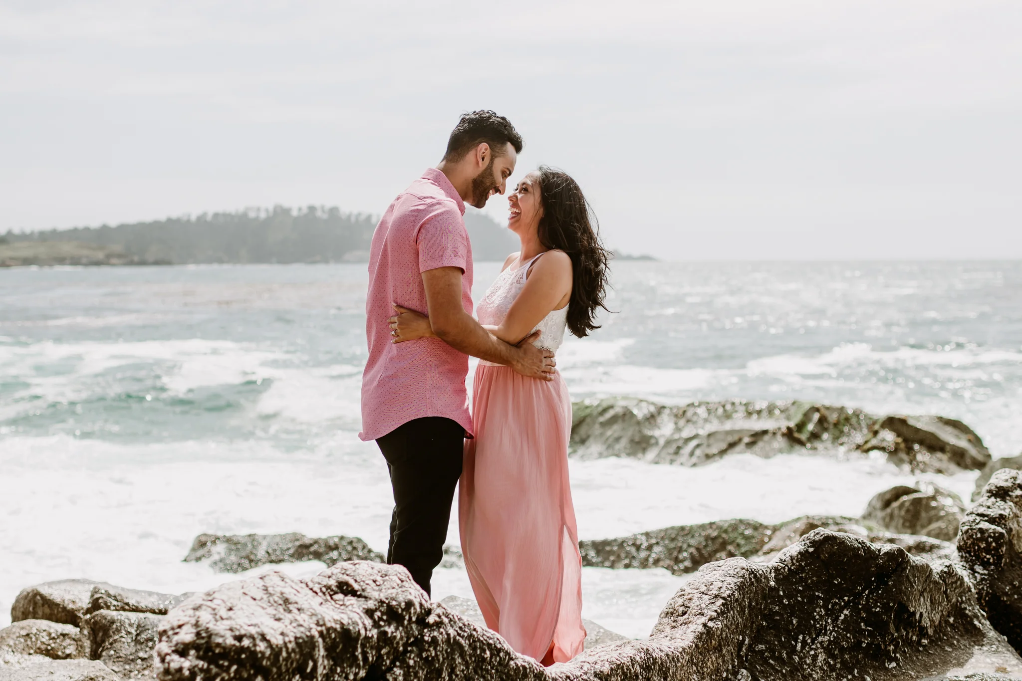 California Big Sur coast wedding photographer proposal