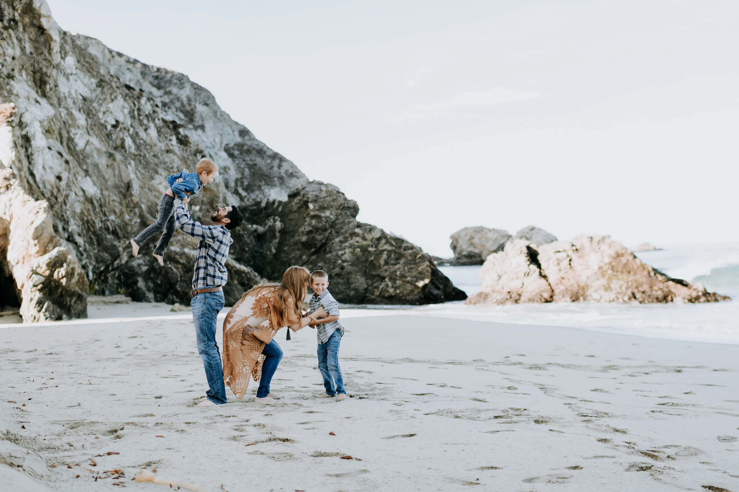 big sur family photographer adventure