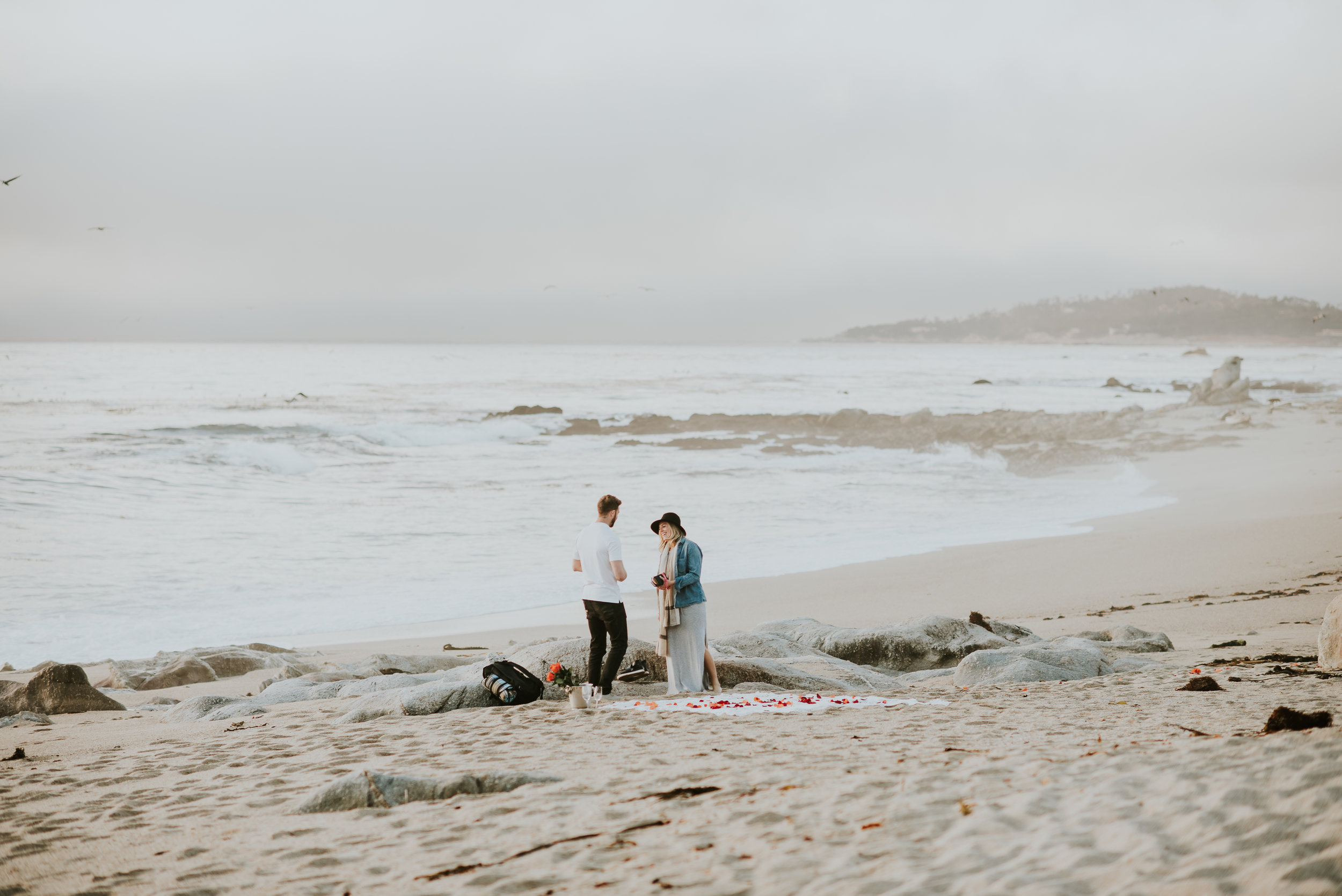 Big sur california coast surprise proposal photographer monterey carmel