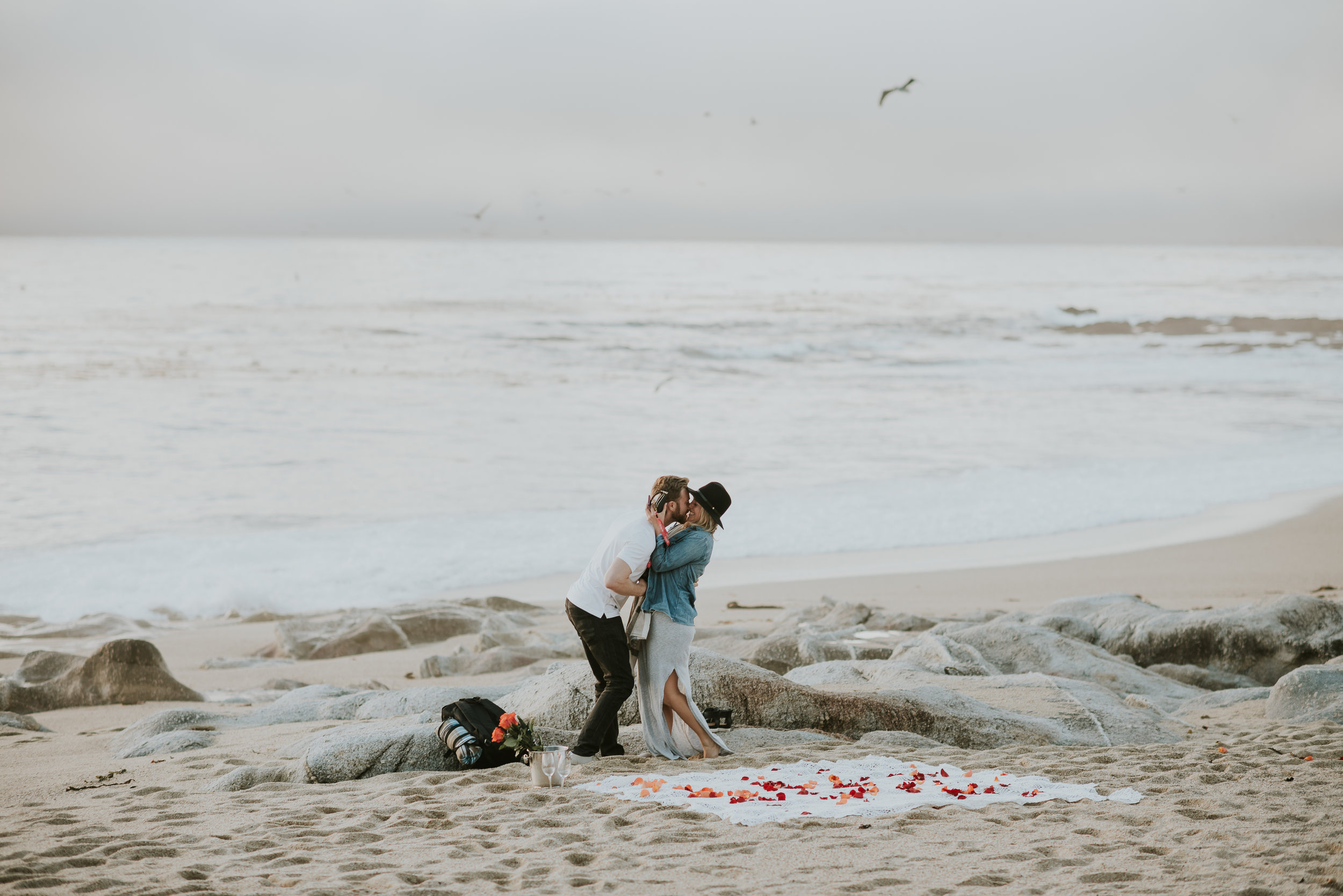 Big sur california coast surprise proposal photographer monterey carmel