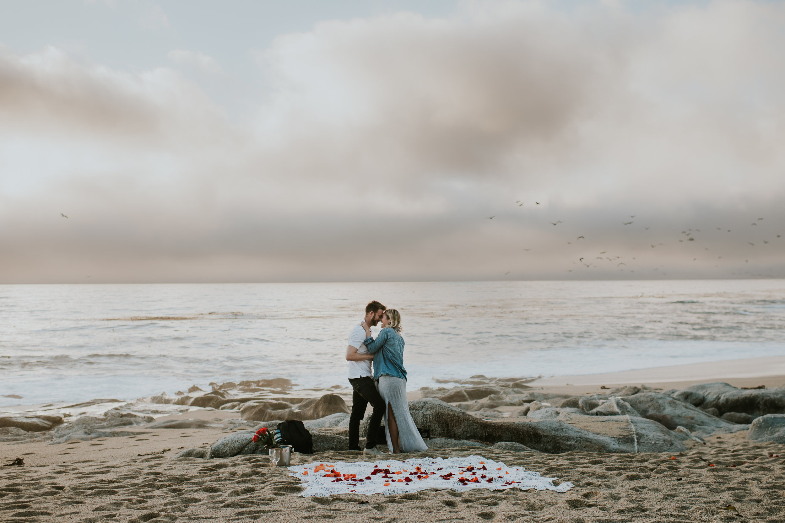 Big sur california coast surprise proposal photographer monterey carmel